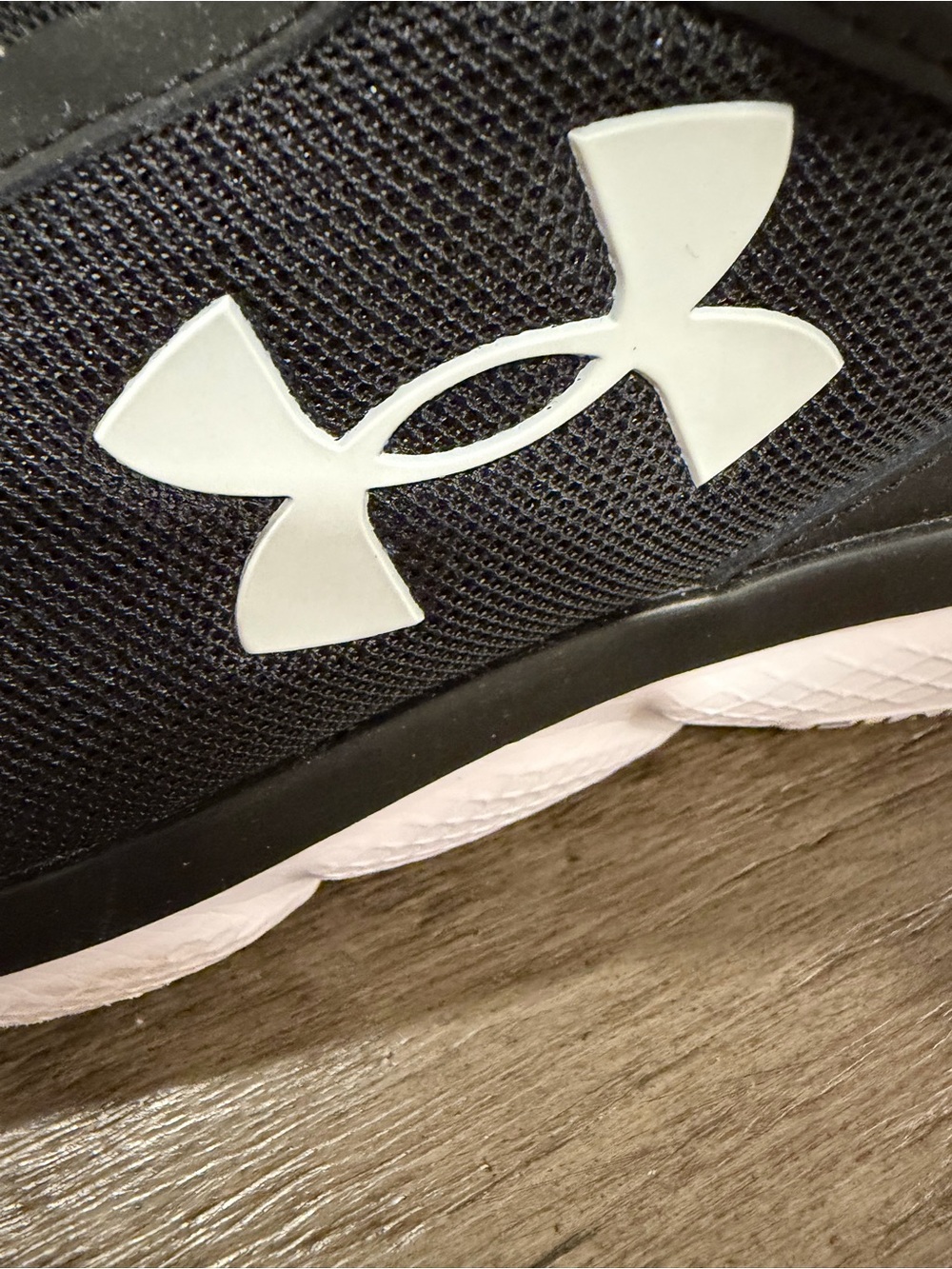 Under Armour Charged Assert 9 Running Shoes - Women’s 10 Wide (D) - Black/White - Picture 7 of 7